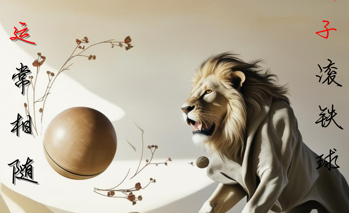 中華文化之“大貓”——獅子滾鏽球🦁️